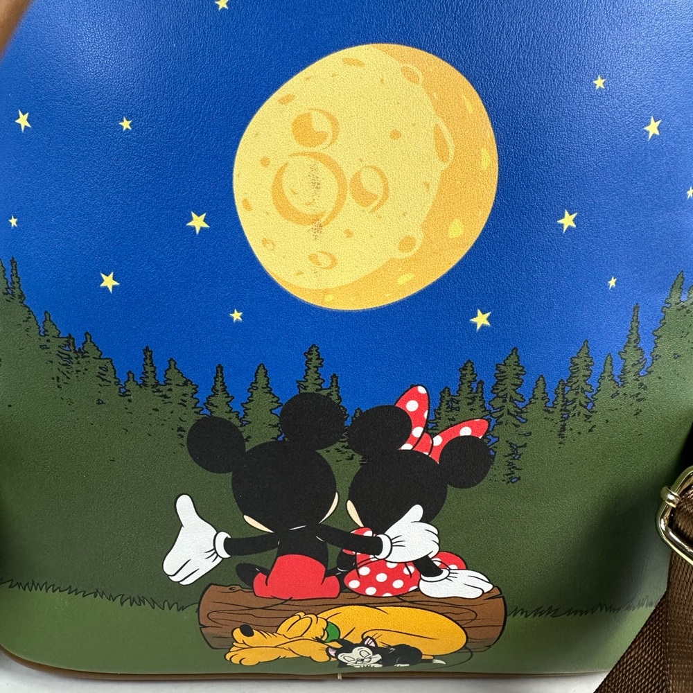 Loungefly Mickey Mouse & Friends Camping Scene Mini Backpack - Exclusive HTF - Picture 8 of 10